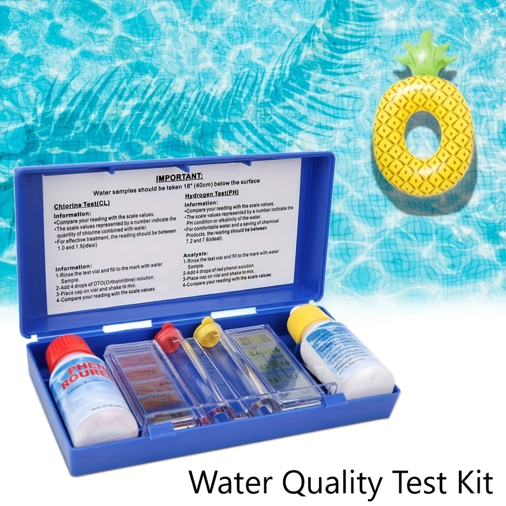 Pool Test Kit pH Reagent | Swimming Pool Spa Hot Tub Water Testing