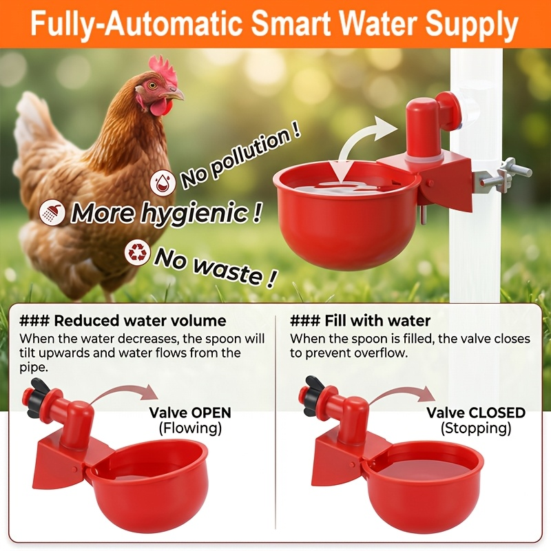 Poultry Watering System Automatic PVC Pipeline Pressure Regulator