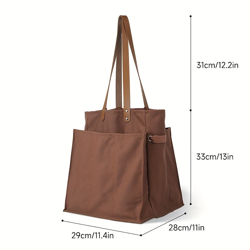 Picnic Tote Bag Large | Grocery Shopping Bag with Separate Sections for Eggs Bottles & Delicate Items