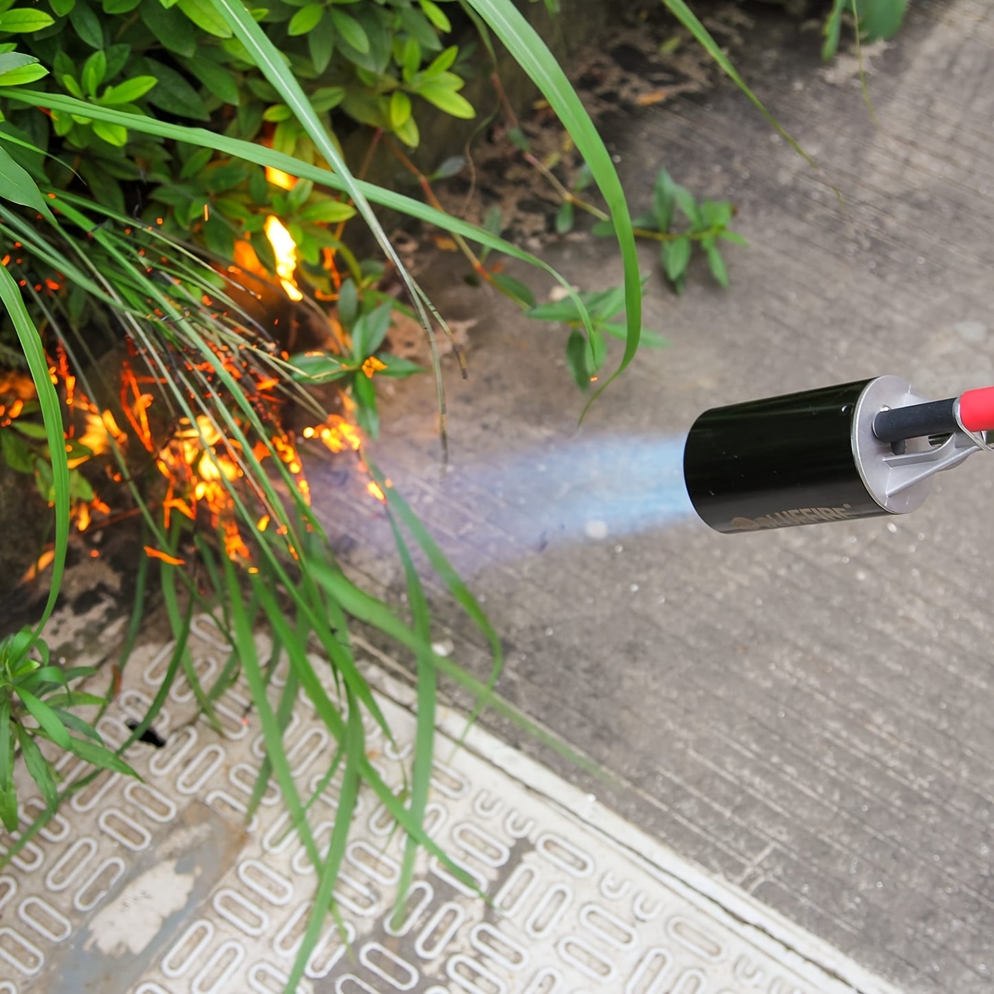 Propane Weed Torch | Flame Weeder Ice Melter Outdoor Roof Driveway
