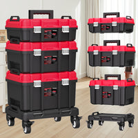 3 Tier Stackable Rolling Box