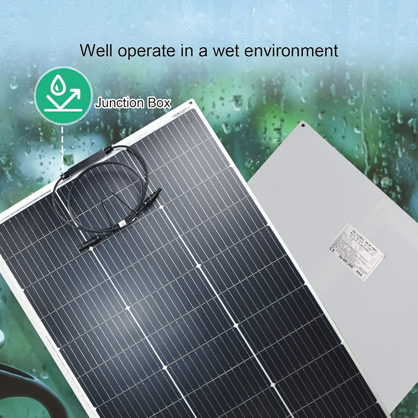 Flexible Solar Panel 125W 18V 18BB Monocrystalline Solar Cell Bendable 30 Degree Ultra-Thin Lightweight for 12V Battery Charge RV Boat Camper Van Roof Camping Outdoor Hiking