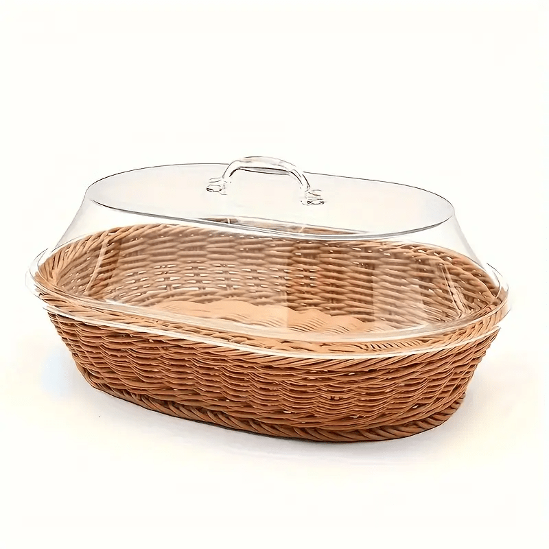 Bread Basket Woven | Fruit Dessert Snack Tray Kitchen Home Decor