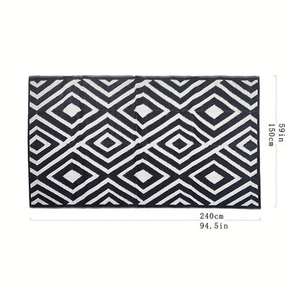 Outdoor Mat | Reversible Foldable Polypropylene RV Camping Patio Large
