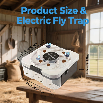 Fly Trap | Electric USB Rechargeable Indoor Kitchen Farm No Consumables