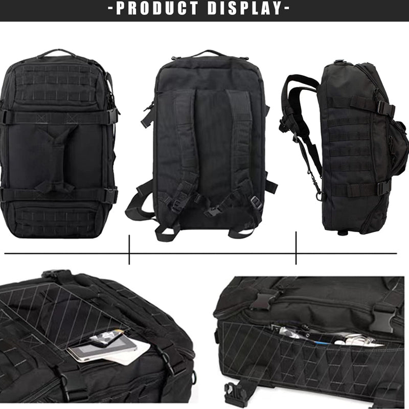 3 in  1  military duffel bag tactical travel outdoor rucksack waterproof backpack