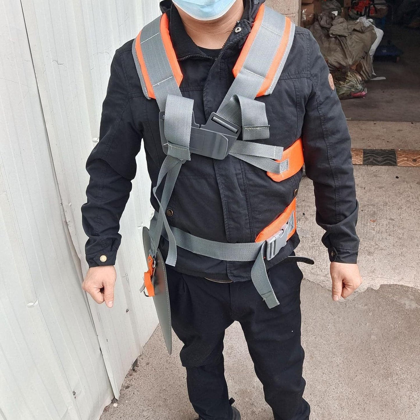 Trimmer Harness Double Shoulder | Adjustable Brushcutter Strap Lawn