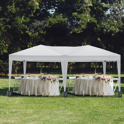 Party Tent 10x20ft 6 Sidewalls Heavy-Duty Commercial Waterproof Canopy