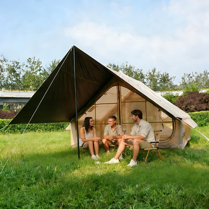 Inflatable Camping Tent 4-8 Person Air Cabin Glamping UV Protection
