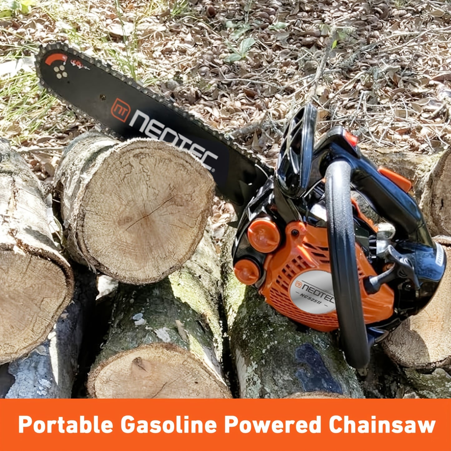 Top Handle Chainsaw 25CC 12-Inch – 2-Cycle Gas Arborist Saw, 12000 RPM, Low-Kickback Chain, Anti-Vibration, 5.5 lbs Lightweight Design