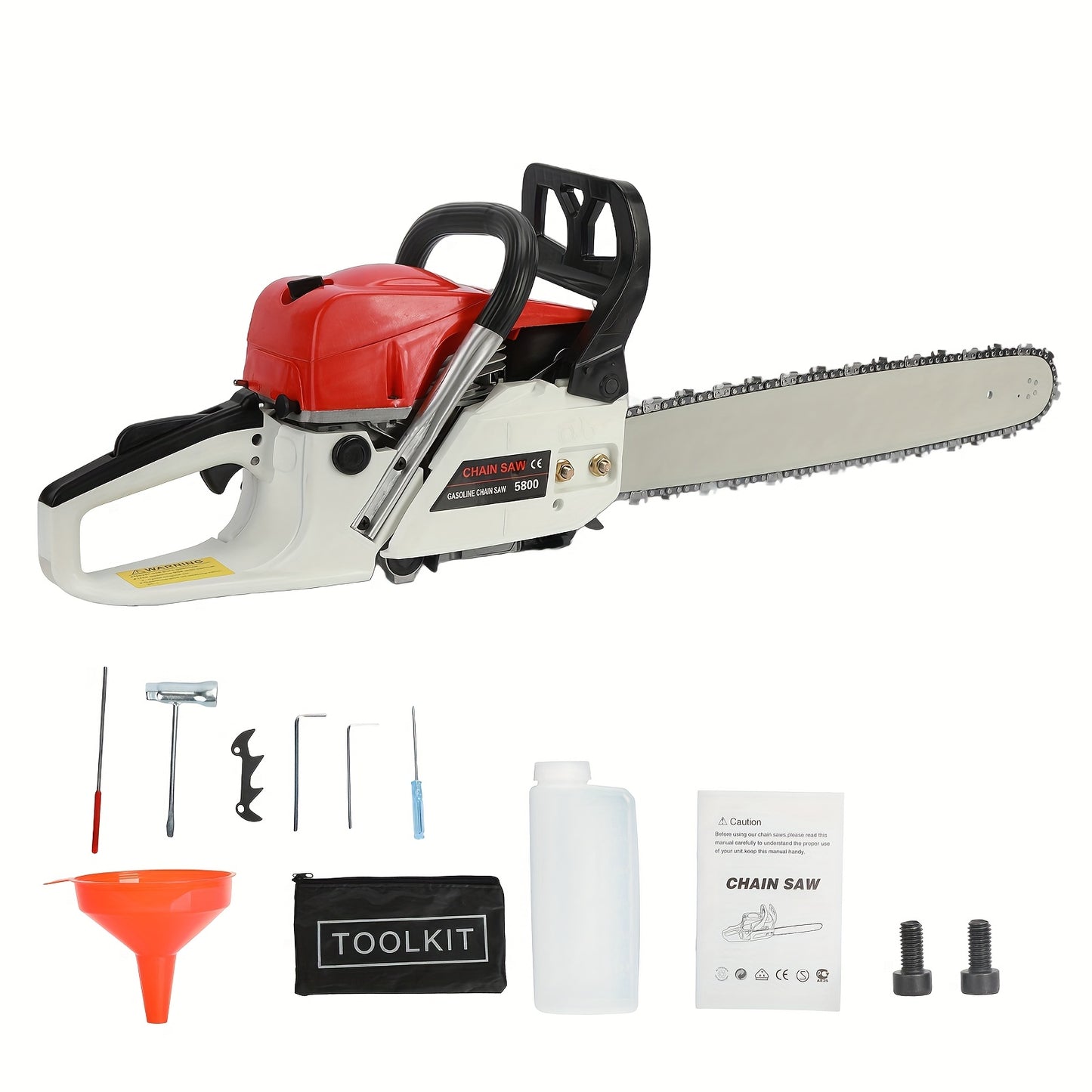 Gas Chainsaw | 2-Stroke Powerful Wood Cutting Logging Farm Ranch
