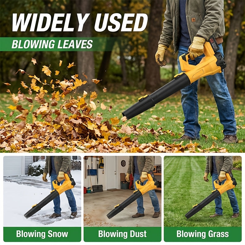 Cordless Leaf Blower Battery Powered | Lawn Yard Patio Driveway Blower