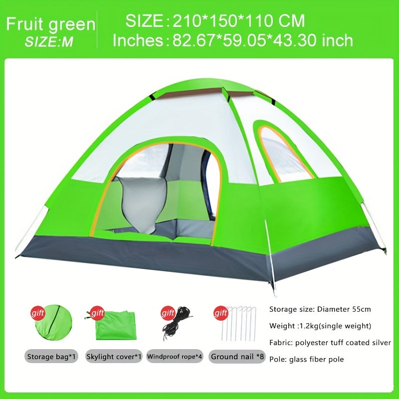 2 Person Camping Tent Instant Pop Up All Season Lightweight Portable