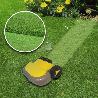 Remote Control Lawn Mower Electric Self-Propelled 20-Inch, Dual 18V Battery, 60-Min Runtime, 30° Slope Capable, 3-Level Height Adjust, Lightweight Portable