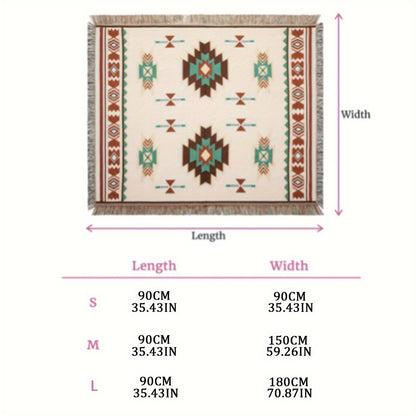 Picnic Blanket Bohemian | Camping Mat Tablecloth Sofa Blanket Indoor Outdoor Universal Carpet