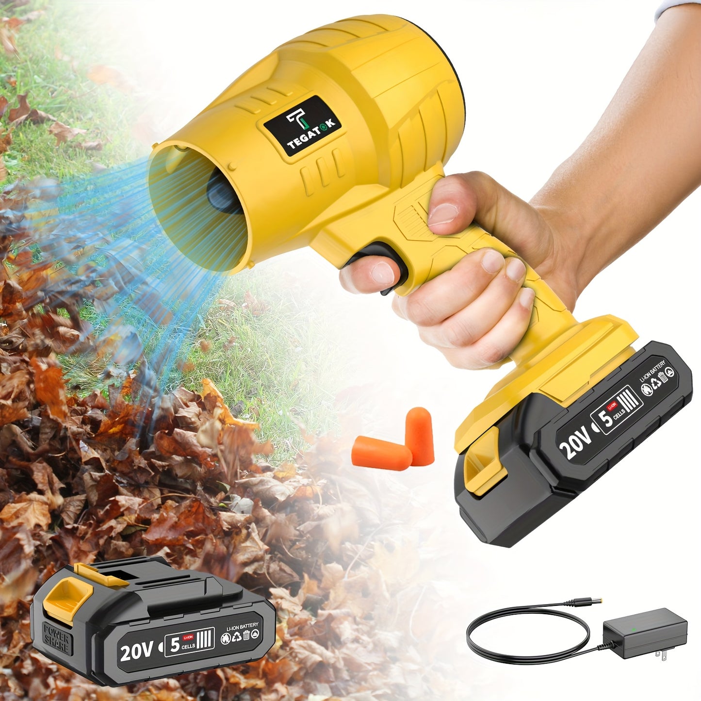 Cordless Air Blower | Electric Jet Dryer Car Snow Dust Leaf Blowing