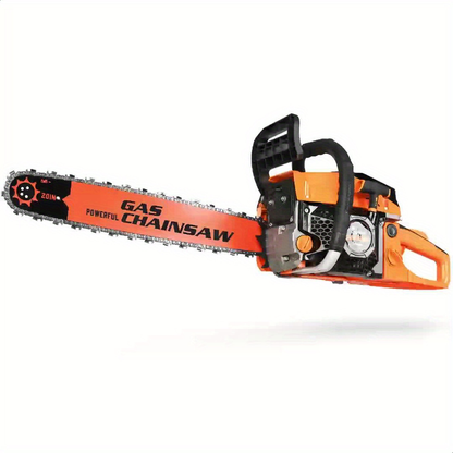 Gas Chainsaw Set – 12-Inch 25CC Pruning Saw & 20-Inch 62CC Heavy-Duty Log Cutting Chainsaw, Choose by Need
