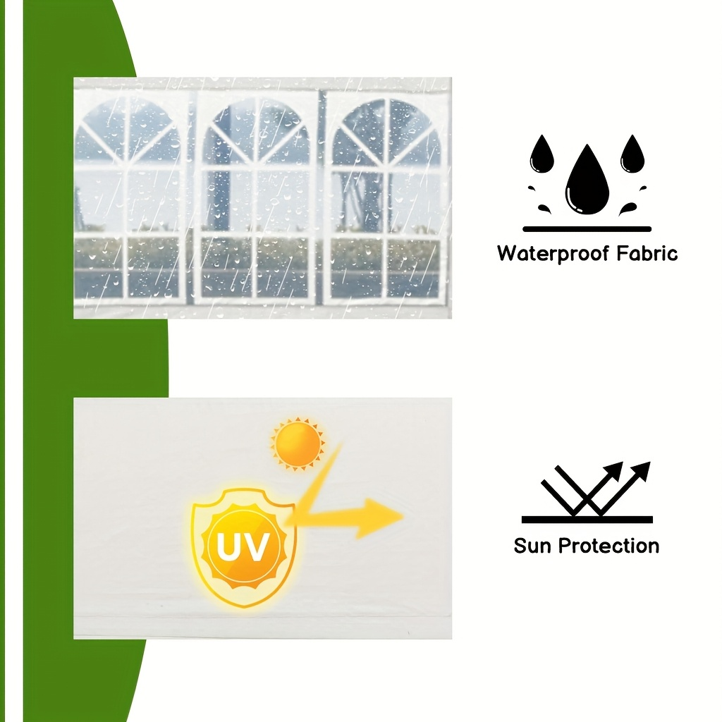 10x30ft Outdoor Party Tent Canopy with 5 Removable Sidewalls