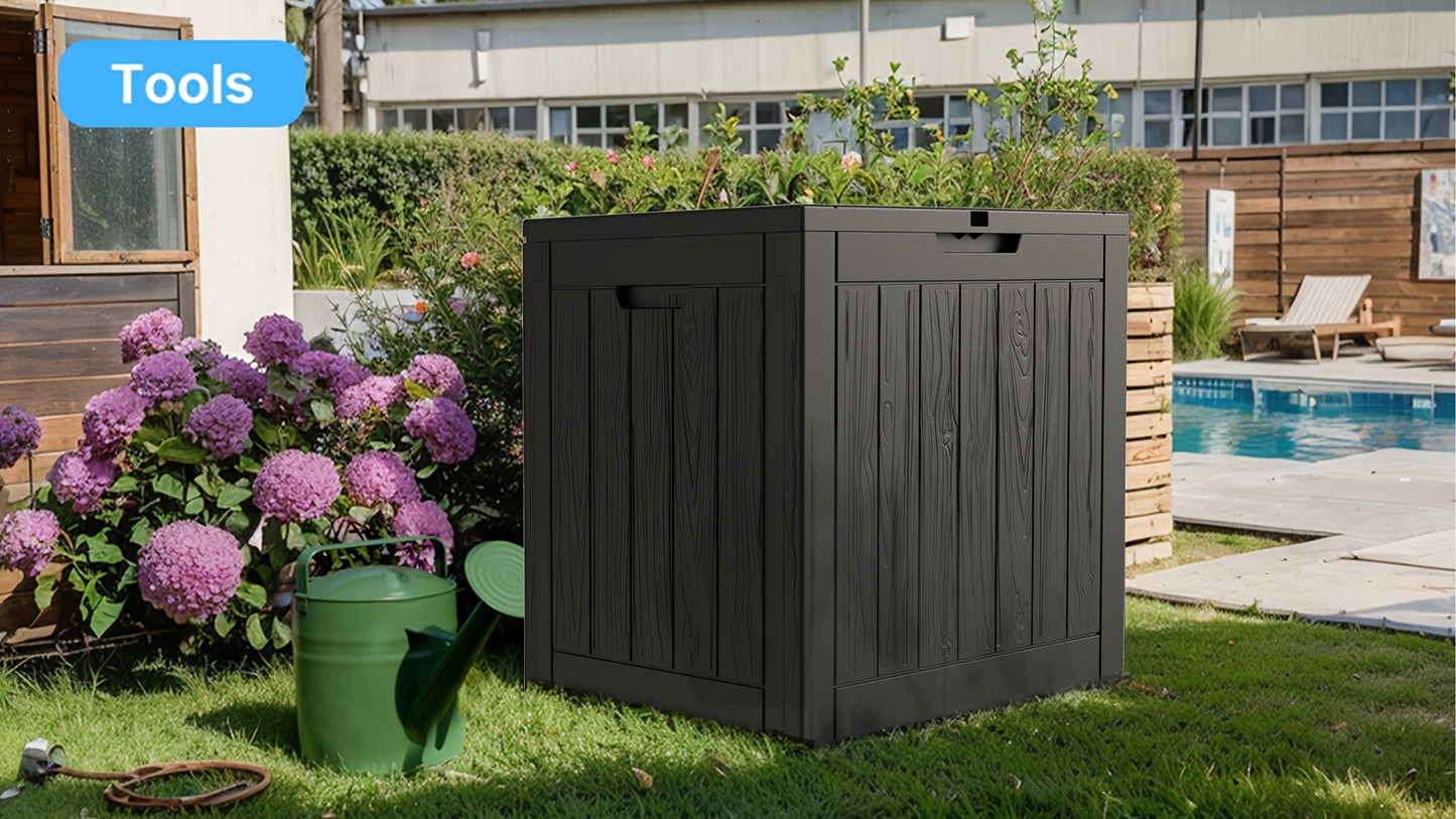 Outdoor Storage Box | Lockable Weatherproof Deck Box Patio Garden