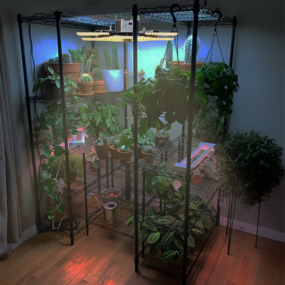 LED Grow Light Full Spectrum 4x4 ft High PAR Coverage | Aluminum Alloy Board Fast Heat Dissipation Full-Cycle Growth | Indoor Plants Seedling Veg Bloom