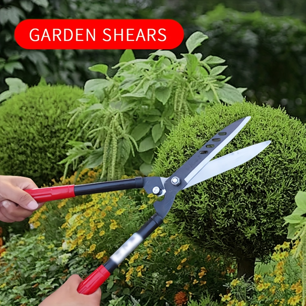 Garden Pruning Shears Heavy Duty, Professional Metal Garden Scissors with Ergonomic Grip for Tree Pruning, Branch Cutting, Shrub Shaping & Lawn Care