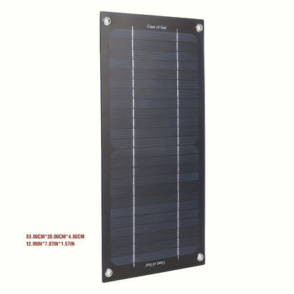Solar Panel Kit Monocrystalline High Efficiency with 100A Charge Controller Extension Cable Battery Clip Complete Off-Grid System for RV Outdoor Camping Van Boat Home Power