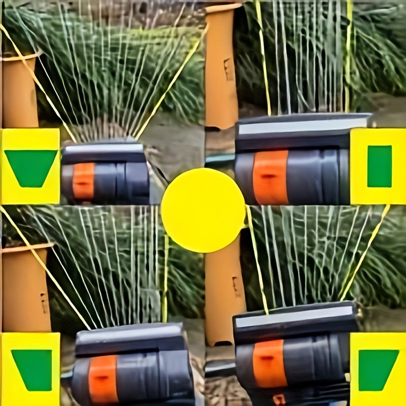 360° Rotating Garden Sprinkler Tower Head - Adjustable Swing Coverage, Lawn & Flower Bed Irrigation, Easy Install