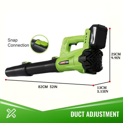Cordless Leaf Blower | Battery Powered Lawn Yard Snow Pet Hair