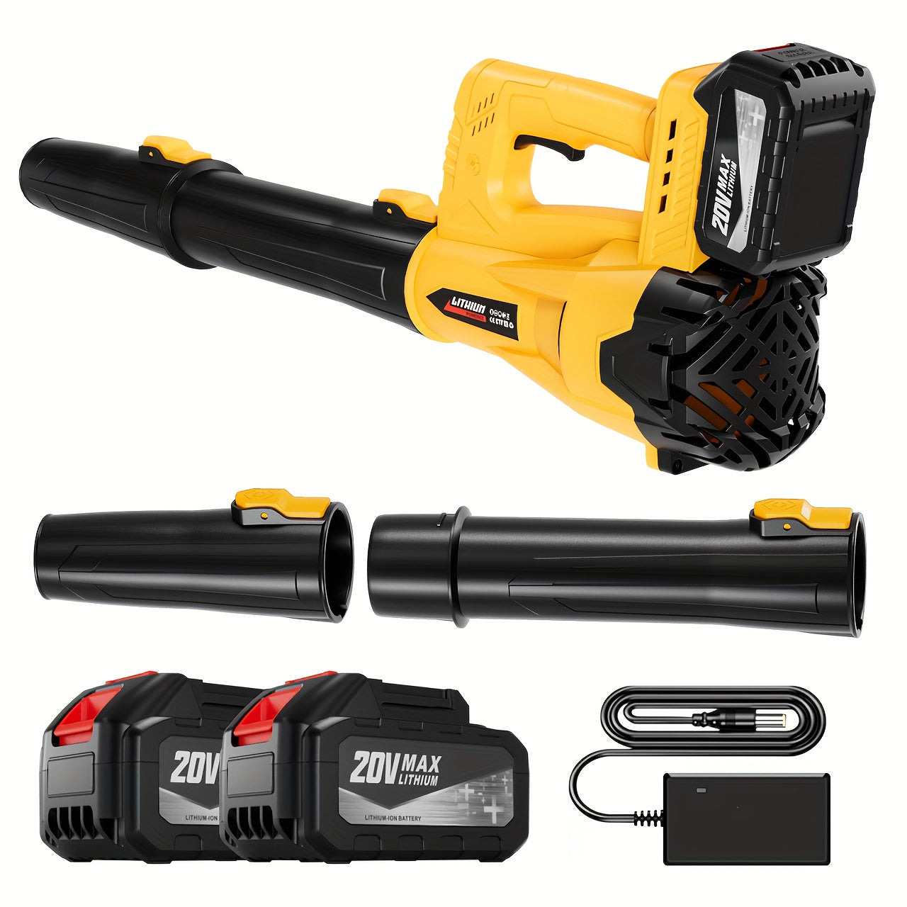 Cordless Leaf Blower | Battery Powered Lawn Yard Snow Pet Hair