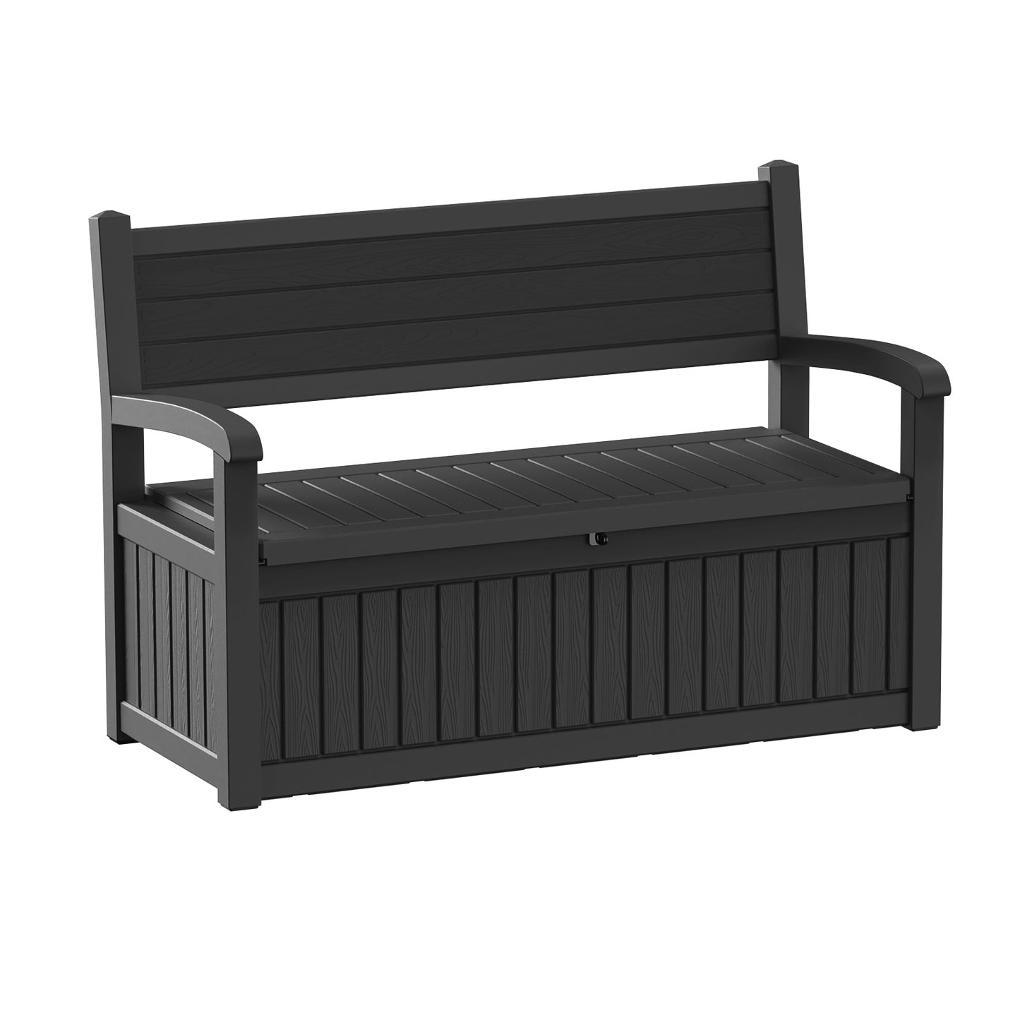 Deck Box 80 Gallon Waterproof Resin Storage Bench 500 LB Capacity