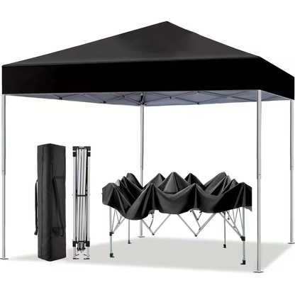 10x10 Pop Up Canopy Tent Heavy Duty 420D Oxford UPF50+ Straight Legs