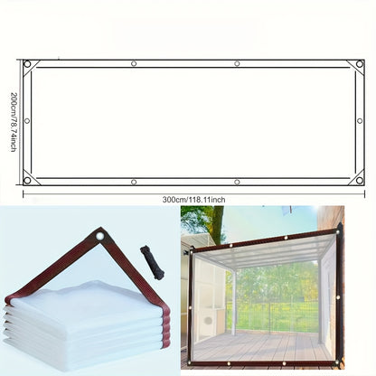 Greenhouse Plastic Film Reinforced | Outdoor Windproof Rain Cover