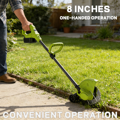 Cordless Lawn Mower 3-in-1 | Trimmer Edger Small Yard Patio Garden