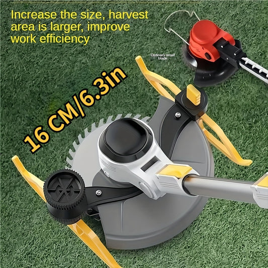 Electric Lawn Mower Cordless 110-240V Lithium-Ion Battery 4A Power with LCD Display Adjustable Cutting Height Easy Start for Small to Medium Yards Various Lawn Types