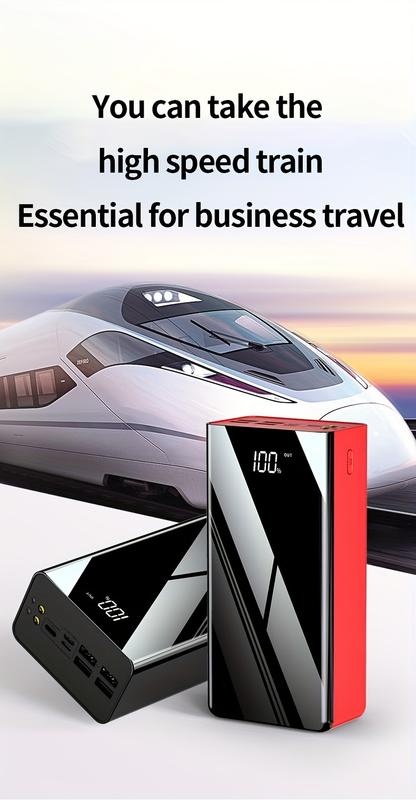 Portable Charger 50000mAh Large Capacity Power Bank LED Light Power Display Multi-Port USB-C Micro USB Fast Charge for Phones Electronics Outdoor Travel