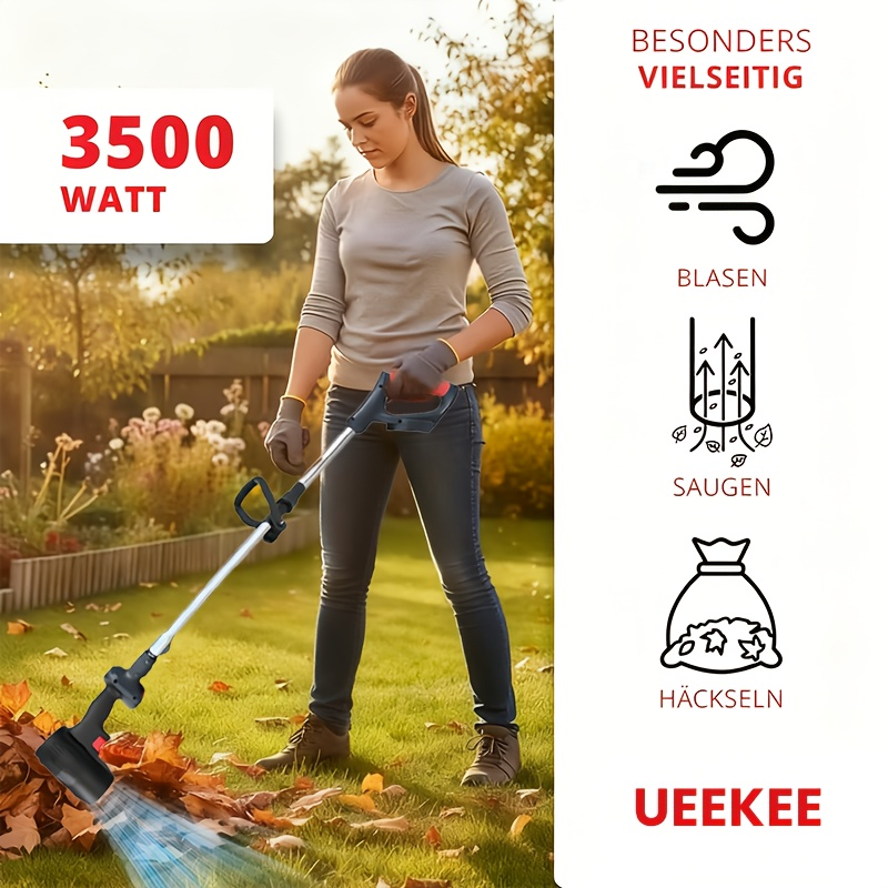 Mini Chainsaw 3-in-1 Cordless Pole Saw & Electric Blower – 21V, 2 Batteries, Telescopic Design for Tree Pruning & Yard Maintenance