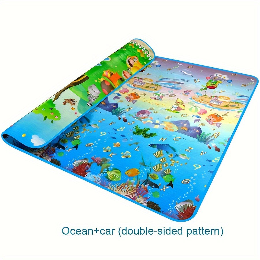 Foam Picnic Mat Thickened Double-Sided | Beach Blanket Outdoor Play Mat Portable Folding 78x71 Inch