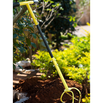 Garden Claw Twist Tiller Manual Steel Cultivator & Soil Loosener, Hand Tiller Lawn Aerator for Garden Bed, Plant Box, Raised Bed & Vegetable Patch
