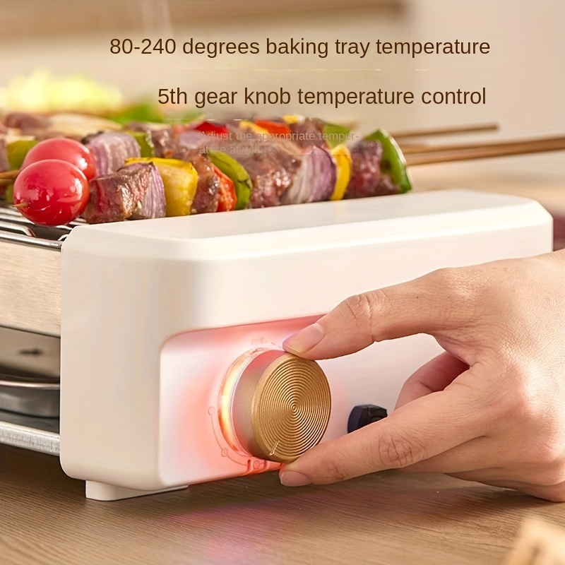 Sausage Grill 4-in-1 Multifunctional Electric Hot Dog Roller – Non-Stick Countertop Cooker with Adjustable Temperature, Detachable Panel, Silicone Oil Brush & Grill Holder – Easy Clean, Kitchen & Dorm Use