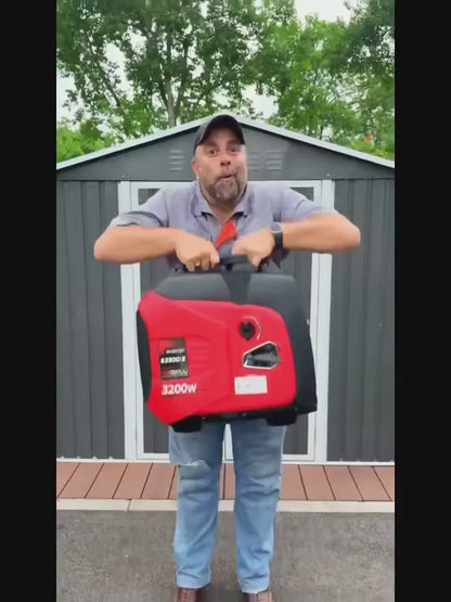 Inverter Generator Portable Ultra Quiet - 2500W/3600W/4000W/4500W, CO Auto Shutoff, ECO Mode, Parallel Ready, Clean Power THD<3% for Camping, RV, Home Backup, Yard & Lawn