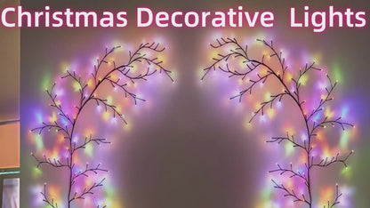 Solar Willow Vine Fairy Lights 96 LED 8 Modes 5.9ft