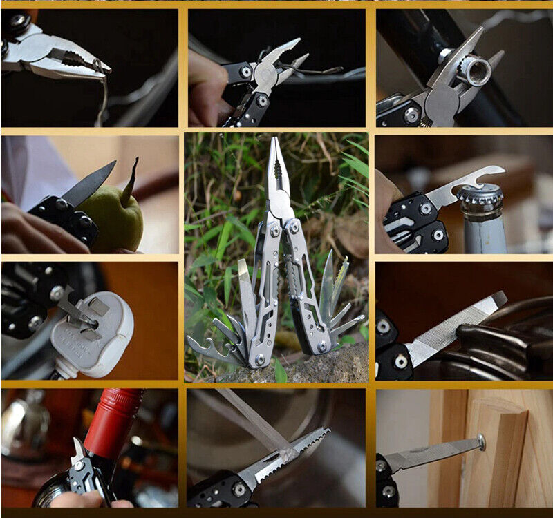 14-in-1 Pocket Multitool Knife – Camping, Hiking & Survival Gear