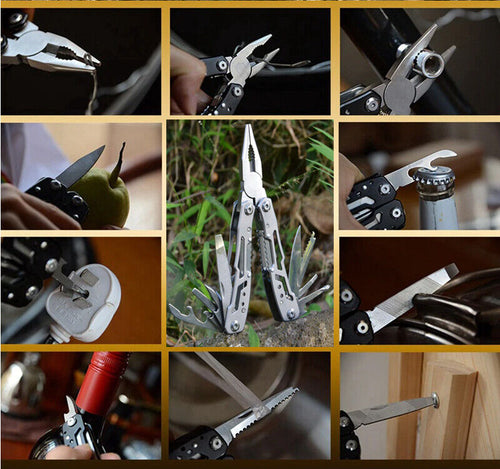 14-in-1 Pocket Multitool Knife – Camping, Hiking & Survival Gear