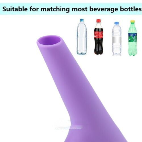3Pcs Reusable Silicone Women’s Urinal Funnel – Portable Female Travel Pee Device for Camping, Hiking & Outdoor Use
