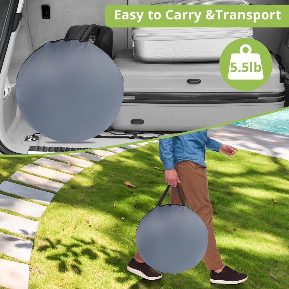 4 Person Pop-Up Camping Tent – Waterproof Automatic Instant Setup Family Tent